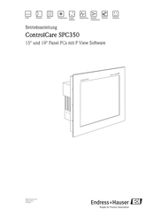 Endress+Hauser ControlCare SPC350 Betriebsanleitung