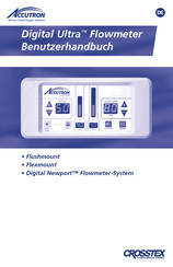 Accutron Digital Ultra Flowmeter Benutzerhandbuch
