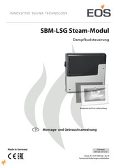 EOS SBM-LSG Steam-Modul Montage- Und Gebrauchsanweisungen