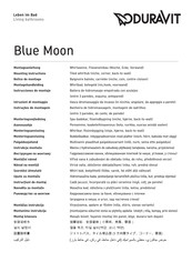 Duravit Blue Moon 760143 Montageanleitung