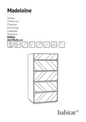 Habitat Madeleine 818523 Bedienungsanleitung