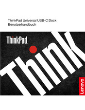 Lenovo ThinkPad Universal USB-C Dock Benutzerhandbuch