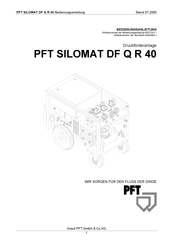 PFT SILOMAT DF Q R 40 Bedienungsanleitung