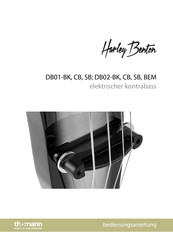 thomann Harley Benton DB02-BK Bedienungsanleitung