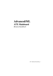 Shuttle Advanced/ML Benutzerhandbuch