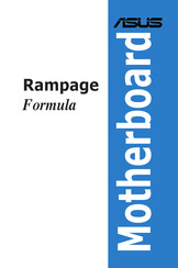 Asus Rampage Formula Bedienungsanleitung