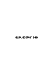 ELSA ECOMO 640 Bedienungsanleitung