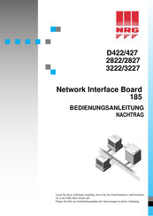 NRG Network Interface Board 185 Bedienungsanleitung