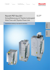 Bosch Rexroth PST 6.321 Serie Typspezifische Anleitung