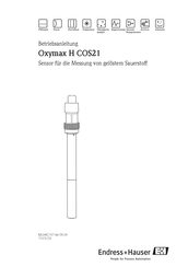 Endress+Hauser Oxymax H COS21 Betriebsanleitung