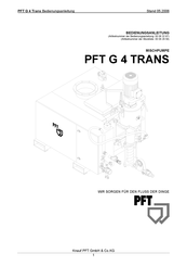 Pft G 4 TRANS Bedienungsanleitung