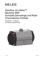 Neles Easyflow RNP80 Installations-, Wartungs-, Und Bedienungsanleitung