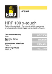 HEBU medical HRF 100 x-touch Gebrauchsanweisung