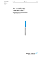 Endress+Hauser Waterpilot FMX11 Betriebsanleitung