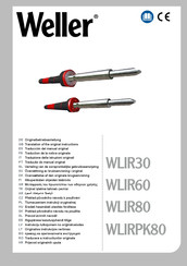Weller WLIR80 Originalbetriebsanleitung