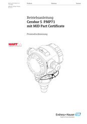 Endress+Hauser Cerabar S PMP71 Betriebsanleitung