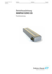 Endress+Hauser MMP60 SONO GS Betriebsanleitung