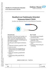 Endress+Hauser CYK10 Handbuch Zur Funktionalen Sicherheit