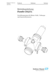 Endress+Hauser Flowfit CYA251 Betriebsanleitung