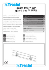 Tractel guard trac WP Installations-, Gebrauchs- Und Wartungsanleitung