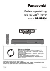 Panasonic DP-UB154EG-K Bedienungsanleitung