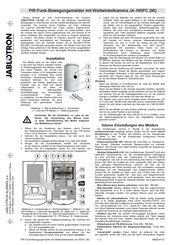 Jablotron JA-160PC Bedienungsanleitung