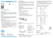 Siko MSA213C Kurzanleitung