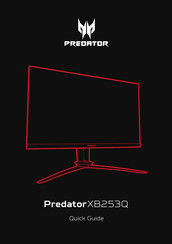 Acer Predator XB253Q Kurzanleitung