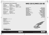 BTI WKS 230 SE Originalbetriebsanleitung