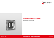 telenot cryplock HF-LESER R-MD 55 uP Technische Beschreibung