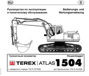Terex Atlas 1504 Bedienungs- Und Wartungsanweisung
