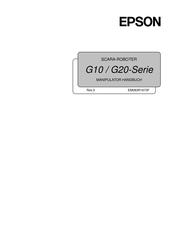Epson G10-Seri Manipulator Handbuch