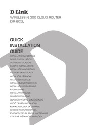 D-Link Mydlink DIR-605L Installationsanleitung