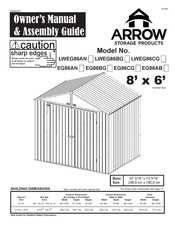 Arrow Storage Products LWEG86AN Pflege- & Montageanleitung