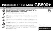 noco BOOST MAX GB500+ Benutzerhinweise Und Garantie
