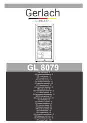 Gerlach Germany GL 8079 Bedienungsanweisung