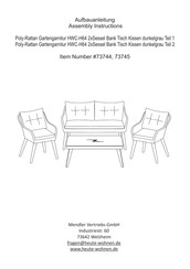 Mendler 73745 Aufbauanleitung