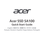 Acer SA100 Schnellstartanleitung