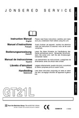 Electrolux Jonsered GT21L Bedienungsanweisung