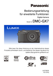 Panasonic Lumix DMC-GX7 Bedienungsanleitung Für Erweiterte Funktionen