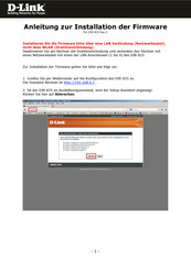 D-Link DIR-825 Firmware-Aktualisierung