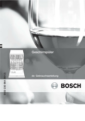 Bosch SGS33E22EU Gebrauchsanleitung