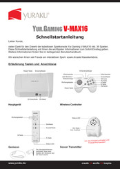 YURAKU Yur.Gaming V-MAX16 Schnellstartanleitung