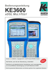 KURTH ELECTRONIC KE3600 Bedienungsanleitung