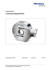 Minebea Intec PR 6241 Originalinstallationshandbuch