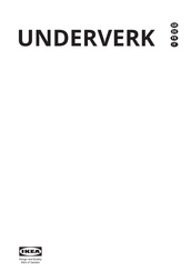 IKEA UNDERVERK AA-2284620-1 Bedienungsanleitung