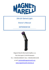 Magneti Marelli 3W+UV Benutzerhandbuch