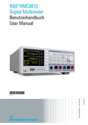 R&S HMC8012 Benutzerhandbuch