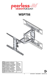 peerless-AV SMARTMOUNT WSP756-V Bedienungsanleitung