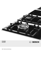 Bosch PCX345E Edelstahl Massekochplatten-Schaltermulde Domino Gebrauchsanleitung